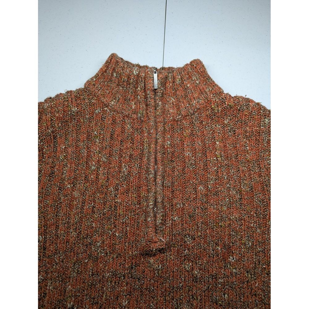 Liz Claiborne Pullover Sweater Women's Size XL Heavy Stretch 1/4 Zip Collar - Picture 6 of 9